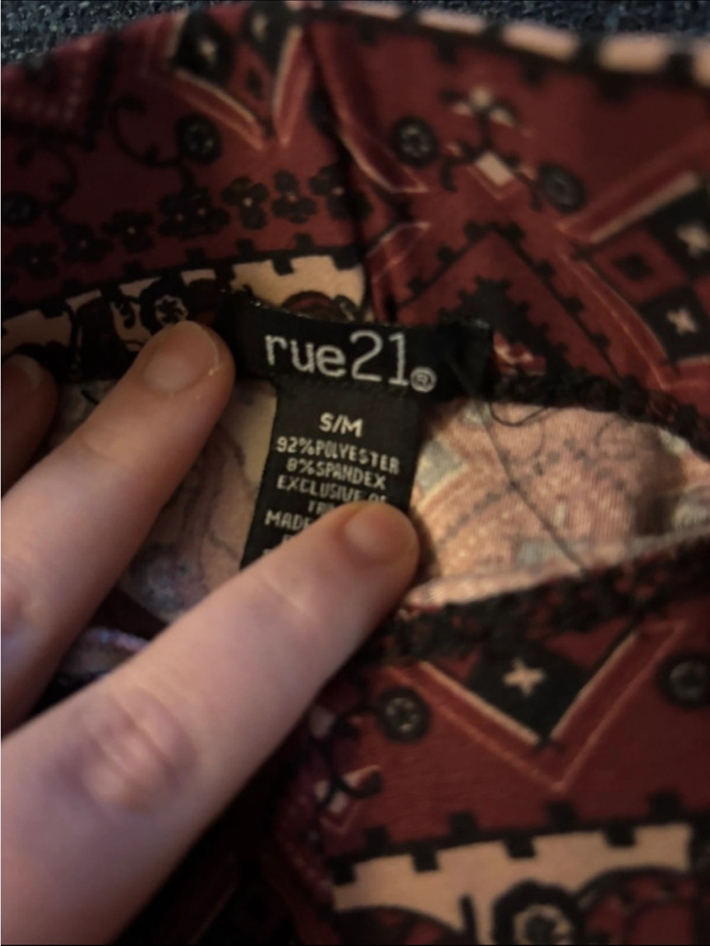 Patterned leggings - Picture 2 of 2